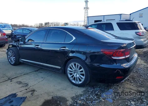 2013 Lexus Ls 460 из США, поврежденный, VIN JTHCL5EF1D5017279